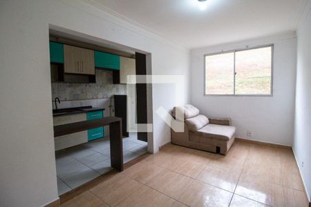 Sala de apartamento para alugar com 2 quartos, 45m² em Jardim Mirante dos Ovnis, Votorantim