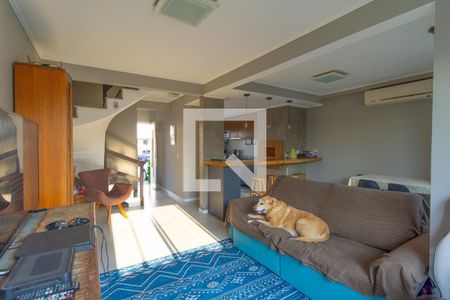 Sala de casa de condomínio à venda com 3 quartos, 186m² em Estância Velha, Canoas