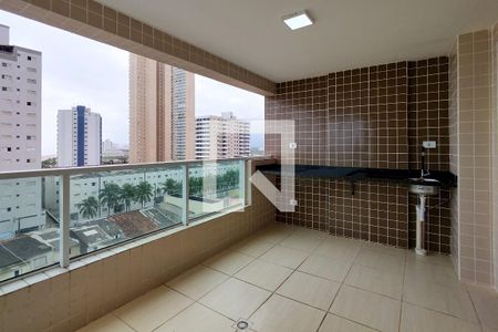 Sacada de apartamento para alugar com 2 quartos, 80m² em Nova Mirim, Praia Grande