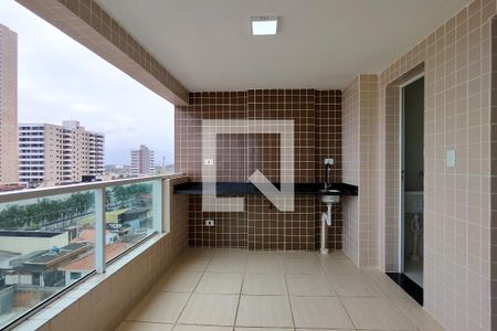 Sacada de apartamento para alugar com 2 quartos, 80m² em Nova Mirim, Praia Grande