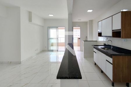 Sala de apartamento para alugar com 2 quartos, 80m² em Nova Mirim, Praia Grande