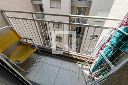 Varanda da Sala de apartamento à venda com 2 quartos, 48m² em Jardim Monte Alegre, Taboão da Serra