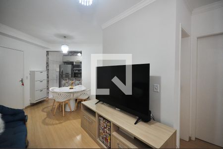 Sala de apartamento à venda com 2 quartos, 57m² em Parque Taboão, Taboão da Serra