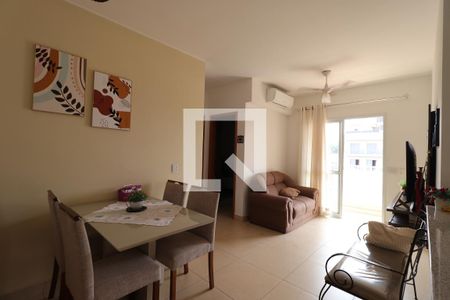 Sala de apartamento para alugar com 2 quartos, 54m² em Ipiranga, Ribeirão Preto