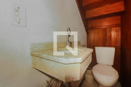 Lavabo de casa de condomínio à venda com 4 quartos, 90m² em Humaitá, Porto Alegre