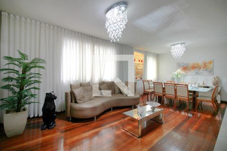 Sala de apartamento à venda com 4 quartos, 170m² em Funcionários, Belo Horizonte