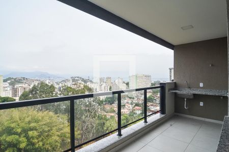 varanda de kitnet/studio à venda com 1 quarto, 49m² em Ingá, Niterói