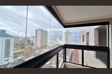 Varanda - Sala de apartamento para alugar com 2 quartos, 68m² em Nova Mirim, Praia Grande