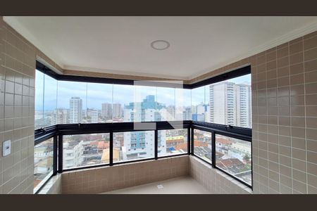 Varanda - Sala de apartamento para alugar com 2 quartos, 68m² em Nova Mirim, Praia Grande