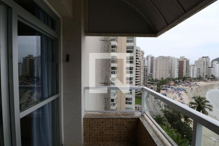 Varanda de apartamento para alugar com 4 quartos, 150m² em Vila Luis Antônio, Guarujá