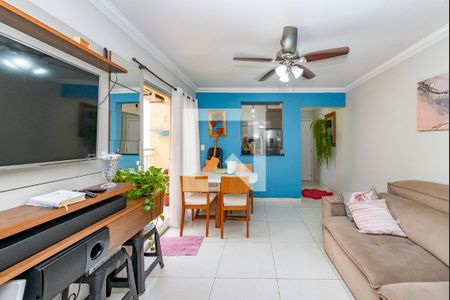 Sala de apartamento à venda com 2 quartos, 56m² em João Pinheiro, Belo Horizonte