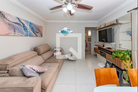 Sala de apartamento à venda com 2 quartos, 56m² em João Pinheiro, Belo Horizonte