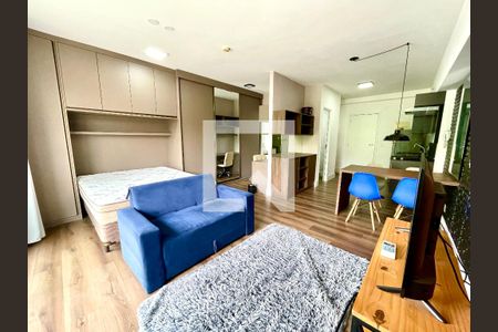 Sala de apartamento para alugar com 1 quarto, 45m² em Vila Argos Velha, Jundiaí