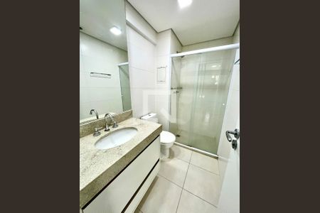 Banheiro da Suíte de apartamento para alugar com 1 quarto, 45m² em Vila Argos Velha, Jundiaí