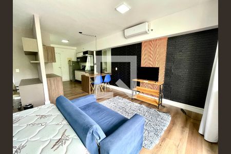 Sala de apartamento para alugar com 1 quarto, 45m² em Vila Argos Velha, Jundiaí