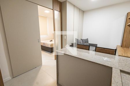 Sala / cozinha de apartamento para alugar com 1 quarto, 33m² em Paquetá, Belo Horizonte