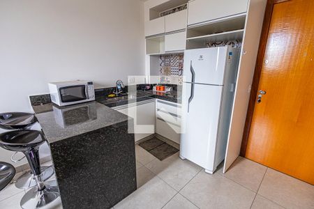 Sala / cozinha de apartamento para alugar com 1 quarto, 48m² em Ouro Preto, Belo Horizonte