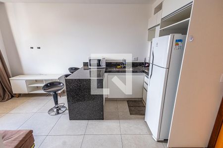 Sala / cozinha de apartamento para alugar com 1 quarto, 48m² em Ouro Preto, Belo Horizonte