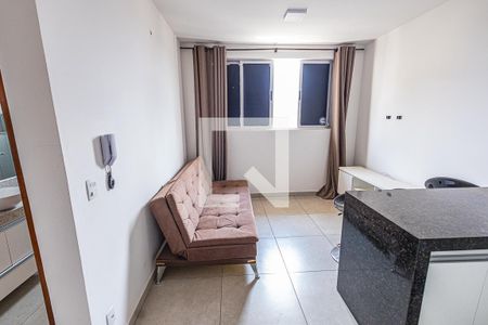 Sala / cozinha de apartamento para alugar com 1 quarto, 48m² em Ouro Preto, Belo Horizonte