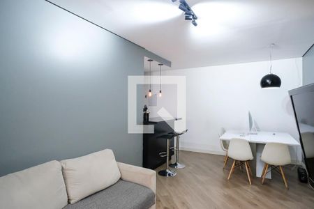 Sala de apartamento para alugar com 2 quartos, 66m² em Santa Maria, São Caetano do Sul