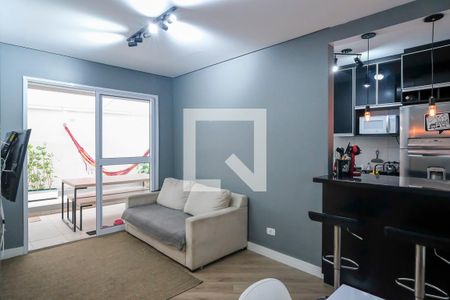 Sala de apartamento para alugar com 2 quartos, 66m² em Santa Maria, São Caetano do Sul