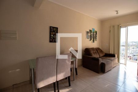 Sala e Sala de Jantar de apartamento para alugar com 2 quartos, 57m² em Loteamento Residencial Viva Vista, Sumaré