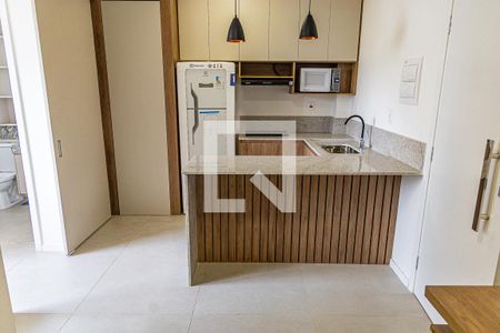 Sala / Cozinha de apartamento para alugar com 1 quarto, 33m² em Ouro Preto, Belo Horizonte