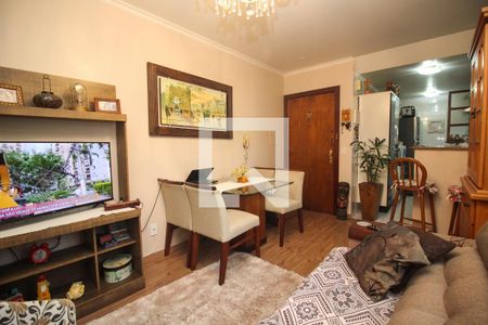 Sala de apartamento à venda com 1 quarto, 42m² em Cristal, Porto Alegre