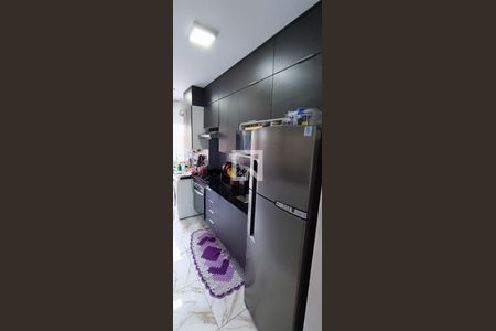 Cozinha de apartamento à venda com 2 quartos, 50m² em Jardim Henriqueta, Taboão da Serra