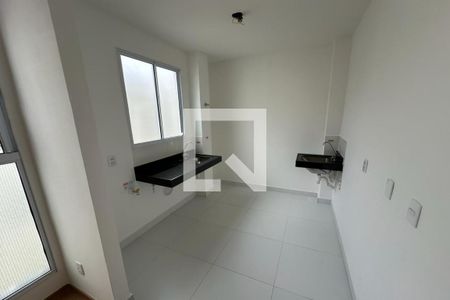 Cozinha - Lavanderia de apartamento para alugar com 1 quarto, 45m² em Jardim Ouro Branco, Ribeirão Preto