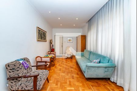 Sala 1 de apartamento à venda com 3 quartos, 110m² em Funcionários, Belo Horizonte