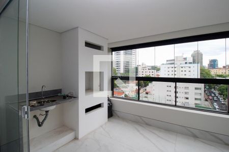 Sala de apartamento para alugar com 2 quartos, 150m² em Serra, Belo Horizonte