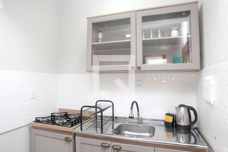 Studio - Cozinha de kitnet/studio à venda com 1 quarto, 23m² em Centro Histórico, Porto Alegre