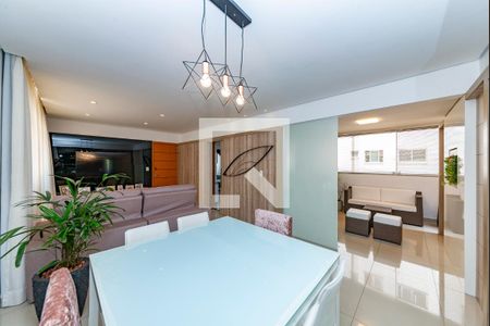 Sala de apartamento à venda com 4 quartos, 135m² em Buritis, Belo Horizonte