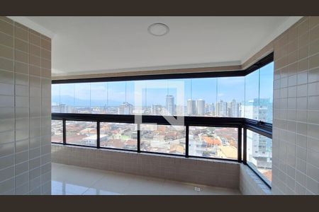 Varanda da sala de apartamento para alugar com 2 quartos, 73m² em Nova Mirim, Praia Grande