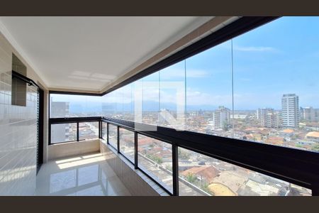 Varanda da sala de apartamento para alugar com 2 quartos, 73m² em Nova Mirim, Praia Grande