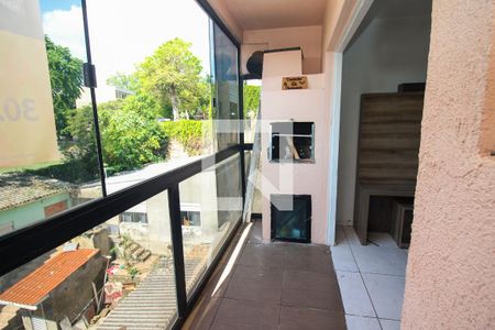 Varanda da Sala de apartamento à venda com 1 quarto, 61m² em Santo Antônio, Porto Alegre