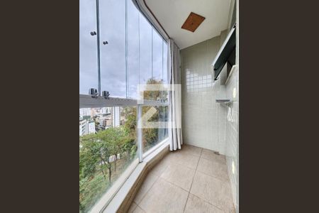 Varanda Quarto Suíte de apartamento para alugar com 3 quartos, 120m² em Buritis, Belo Horizonte