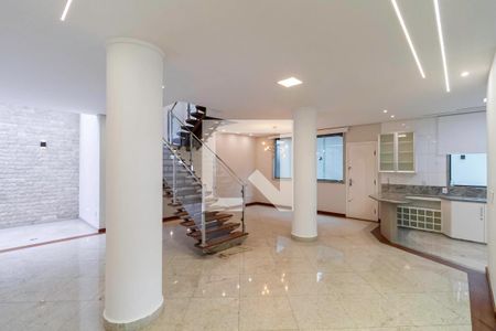 Sala de casa de condomínio à venda com 4 quartos, 280m² em Paquetá, Belo Horizonte