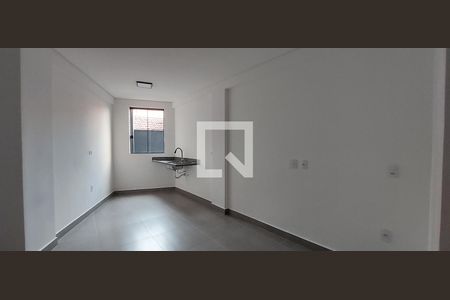 Cozinha / Área de serviço de kitnet/studio à venda com 1 quarto, 26m² em Vila Bastos, Santo André