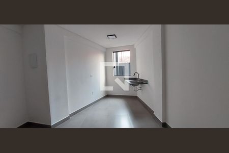 Cozinha / Área de serviço de kitnet/studio à venda com 1 quarto, 26m² em Vila Bastos, Santo André