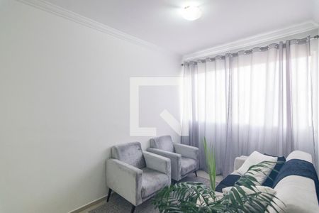 Sala de apartamento para alugar com 3 quartos, 69m² em Jardim Santo André, Santo André