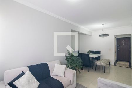 Sala de apartamento para alugar com 3 quartos, 69m² em Jardim Santo André, Santo André