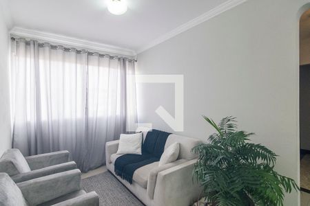 Sala de apartamento para alugar com 3 quartos, 69m² em Jardim Santo André, Santo André