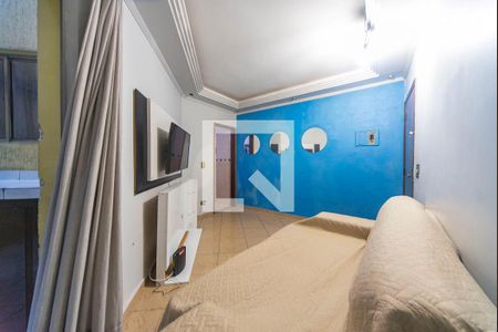 Sala de apartamento à venda com 2 quartos, 54m² em Vila Linda, Santo André