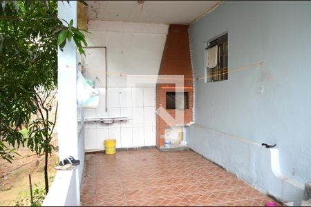 Área comum - Churrasqueira de casa à venda com 2 quartos, 58m² em Goiânia, Belo Horizonte