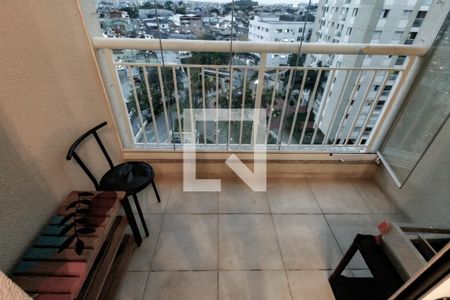 Varanda da Sala de apartamento à venda com 2 quartos, 70m² em Jardim Henriqueta, Taboão da Serra