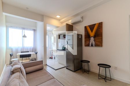 Sala de apartamento para alugar com 1 quarto, 38m² em Santa Cecilia, São Paulo