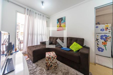 Sala de apartamento à venda com 3 quartos, 64m² em Vila Homero Thon, Santo André