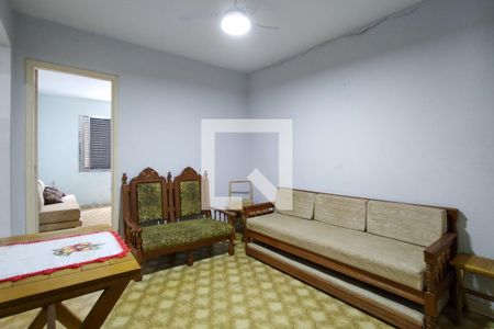 Sala de apartamento para alugar com 1 quarto, 40m² em Nova Mirim, Praia Grande